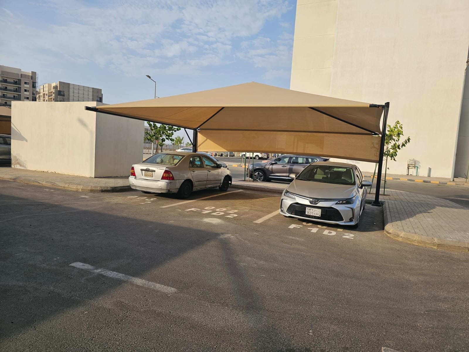 مظلات سيارات في جدة ومكة - نموذج عمل 1